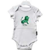 Wholesale - 3-6 mont White Onesie, Sup Lion C/P 48, UPC: 885114636747
